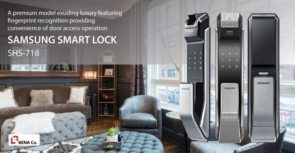 Bena Co. Samsung Door Lock SHS-718 Banner