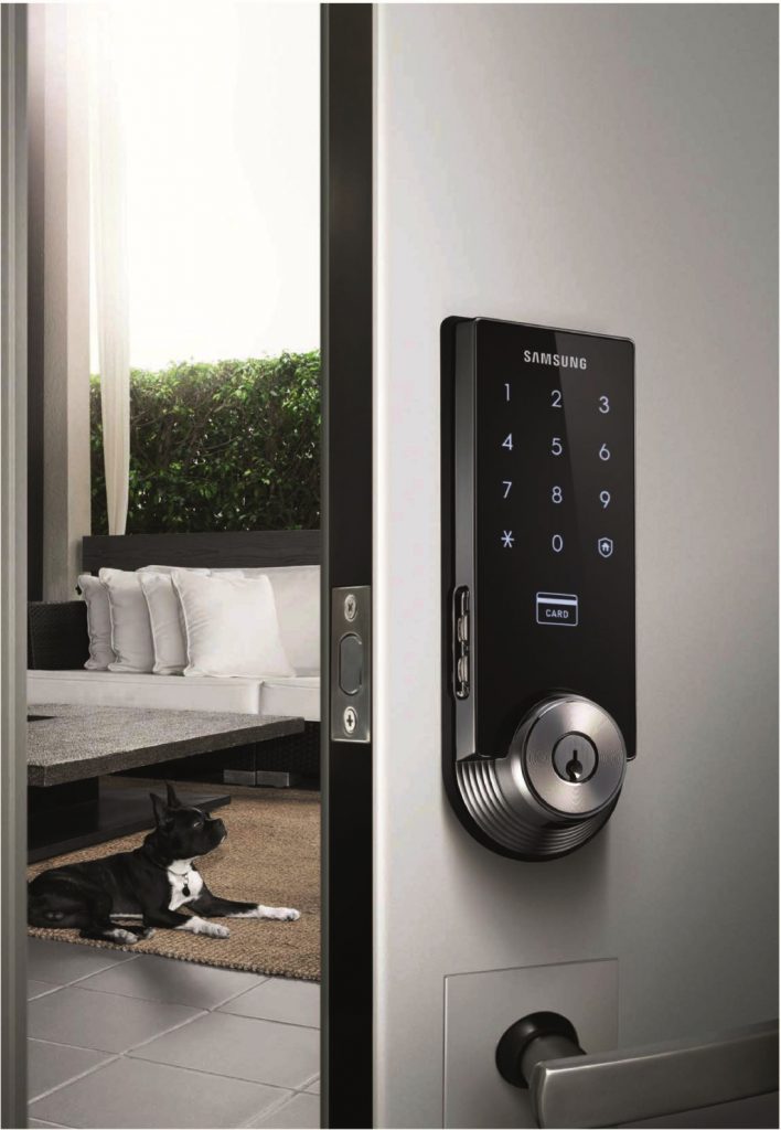 Samsung SMART Digital Deadbolt Door Lock with Mechanical Override Keys