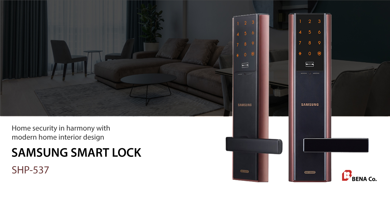 Bena Co. Samsung Door Lock SHP-537 copper Banner